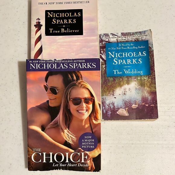 Nicholas Spark Book Bundle. 3 books. Paperback 
The Choice, The Wedding, True Be - Picture 5 of 8